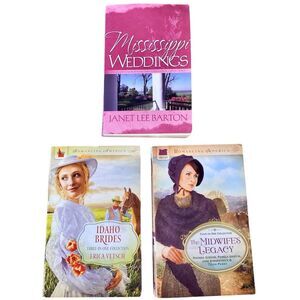 Mississippi Idaho Oregon Love Romance Novels Paperback Book Bundles Set of 3